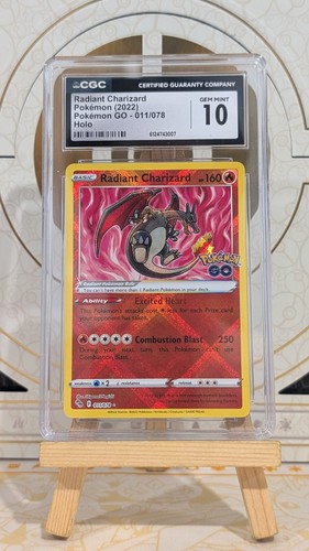 Radiant Charizard graded CGC 10 for sale on eBay