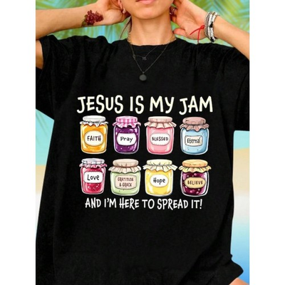 #ad #ad Jesus Is My Jam T Shirt Spread The Gospel Tee Faith Pray Jesus Christ Shirt $6.99