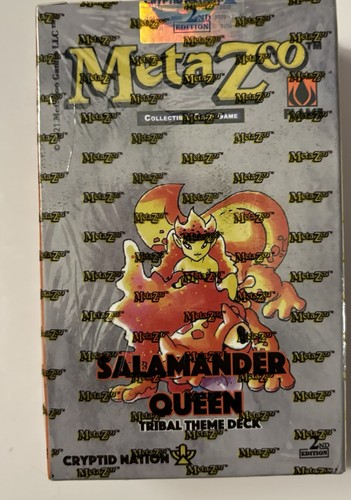 MetaZoo Cryptid Nation First 2nd Edition Salamander Queen Tribal Theme Deck