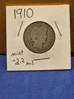 1910 SILVER BARBER QUARTER NICE COIN silver Is Up SILVER COIN 90% Qtr.