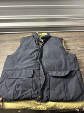 Vintage Woolrich Puffer Vest Jacket Size L Down Insulated Reversible