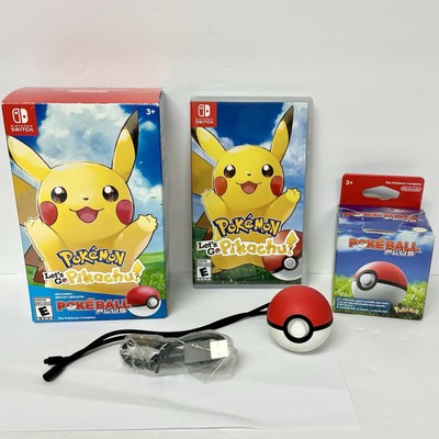 Pikachu Eevee Pokemon Let's Go Pikachu And Pokeball Plus Go