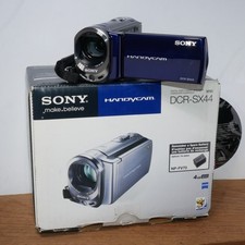 Sony DCR-SX44 4GB Handycam Camcorder 60x Optical Zoom W Box EXCELLENT