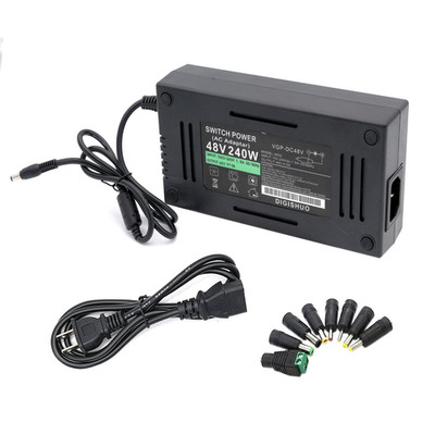 Digishuo 48V 5A 240W Power Supply Adapter 48V 240W Charger Ac 100-240V To Dc