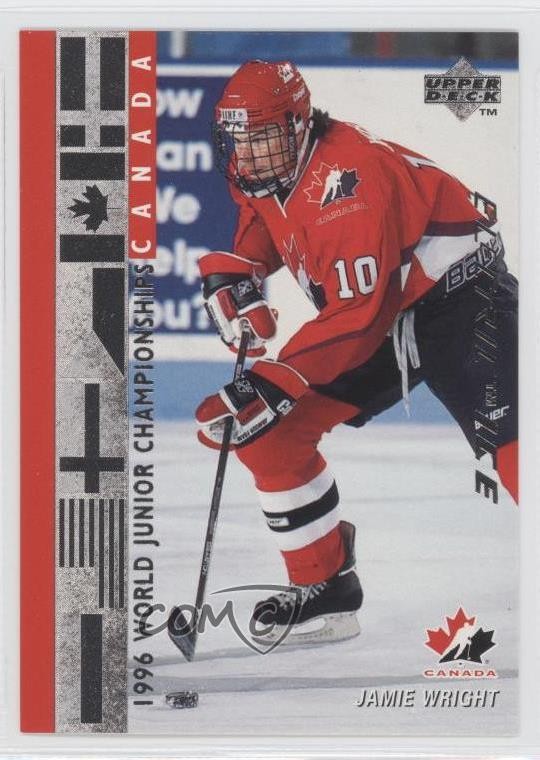 1995 Upper Deck World Junior Champions Electric Ice Jamie Wright Rookie RC 0a1
