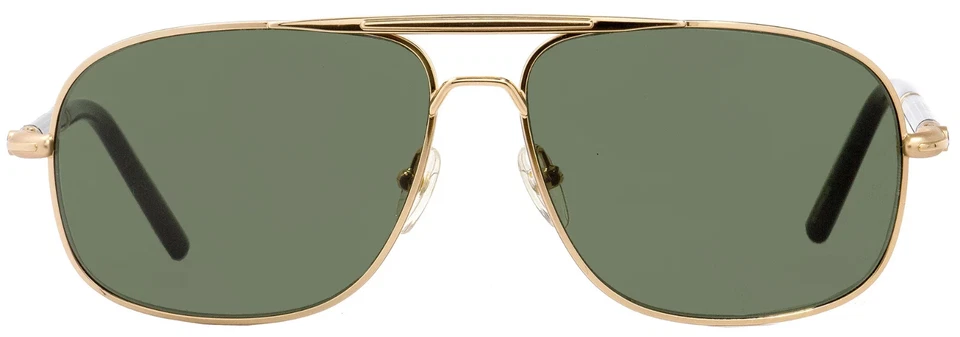Gafas de sol Mont Blanc MB 513S 30N dorado-verde 61 mm/nuevas/auténticas - Imagen 2 de 2