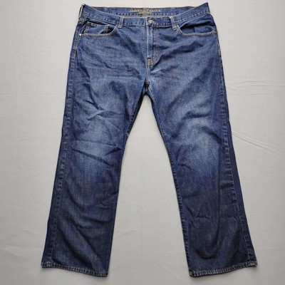 American Eagle Outfitters Mens Original Boot Cut Dark Wash Jeans 40x30 Blue