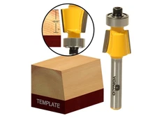 7 Degree Glue Well Bevel Trim Router Bit - 1/4" Shank - Yonico 14931q