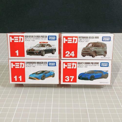Lotto 10 Tomica Takara Tomy Auto Nuove Sigillate Giappone LAMBORGHINI BUGATTI GT-R CROWN - Foto 3 di 7