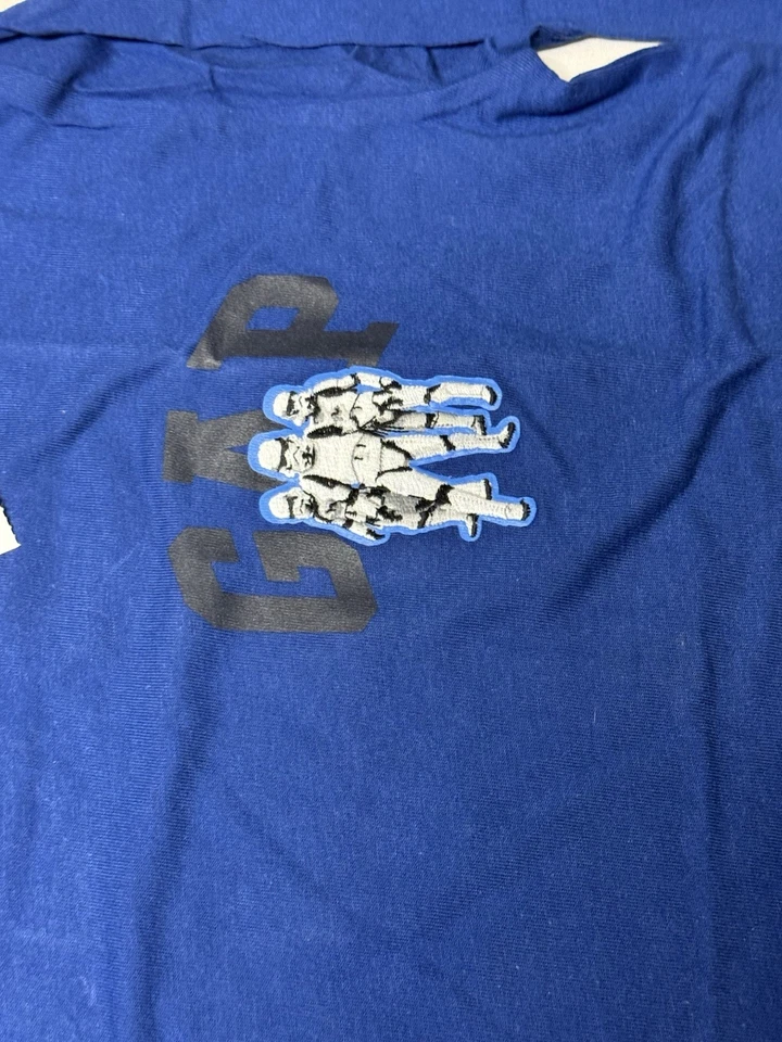 NWT Star Wars Gap Kids Long Sleeve Shirt Size L 10 Royal Blue Stormtrooper - Image 3 of 4