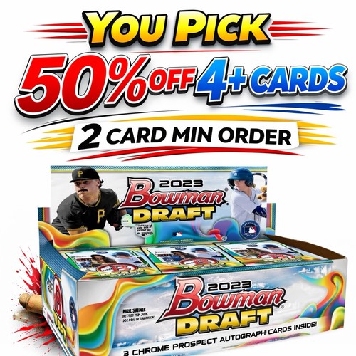 2023 Bowman Draft PAPER BASE #BD1-200: You Pick- Complete Your Set- 50% Off 4+