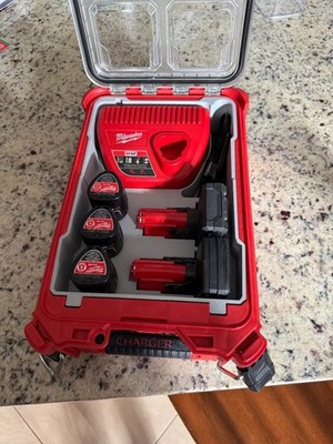 Insert Only for Milwuakee M12 Charger Battery Packout 48-22-8435