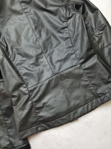 Bally Vintage Biker Jacket Grey Rare Women's Size US 10 UK 12 Lampo Fiocchi - Picture 10 of 22