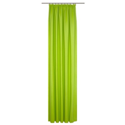 Einzelschal mit Kräuselband WIRTHNATUR - limone - 2-lagig - 130x175 cm