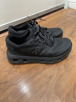 On Cloudzone Unisex Adults Black Lace-Up Low Top Athletic Sneakers