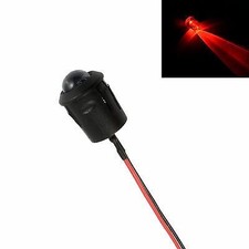 Large 10mm LED Flashing Red Car, Motorcycle, Shed, Boat Dummy Fake Alarm 12V