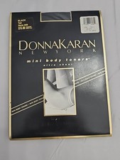 Donna Karan Mini Body Toners Vintage Ultra Sheer Hosiery, Size Tall, Black