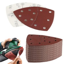 65 Pcs Sanding Pads, Mouse Sander Pads, Hook and Loop Sandpaper for Electric