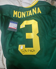 Notre Dame Joe Montana Autographed custom Jersey his hologram & PSA DNA Cert