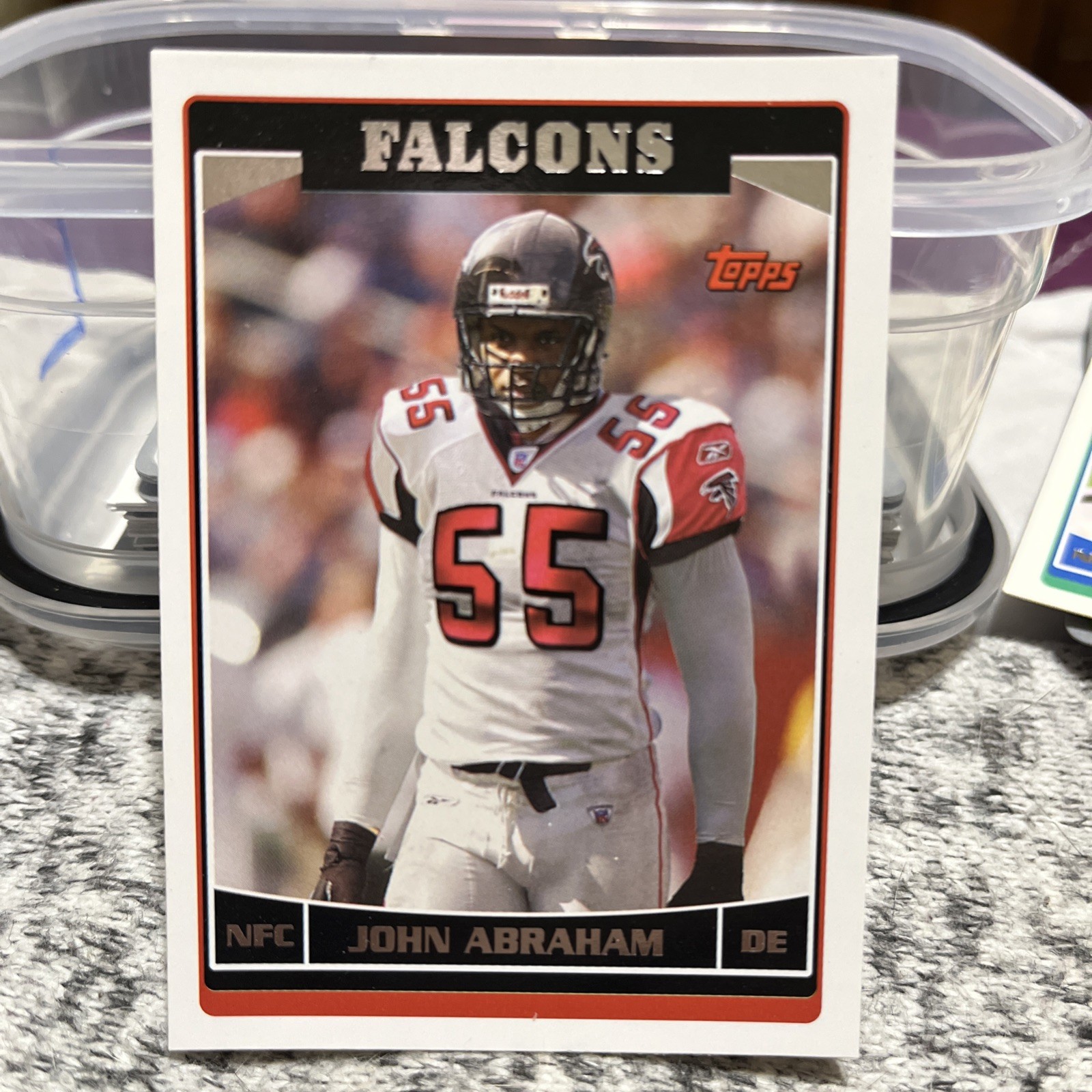 2006 Topps 59 John Abraham Football Card 