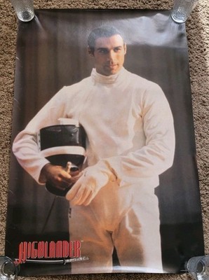 HIghlander 1999 Adrian Paul as Duncan MacLeod En-Garde Fencing 24 x 36'' Poster