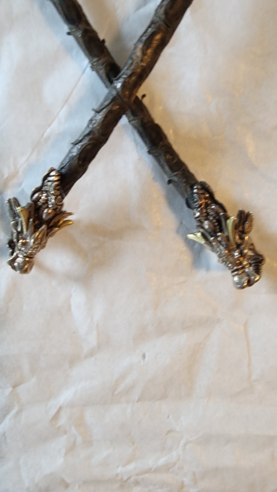 Barbara Bixby Python Leather Dragon 16" Necklace - image 3