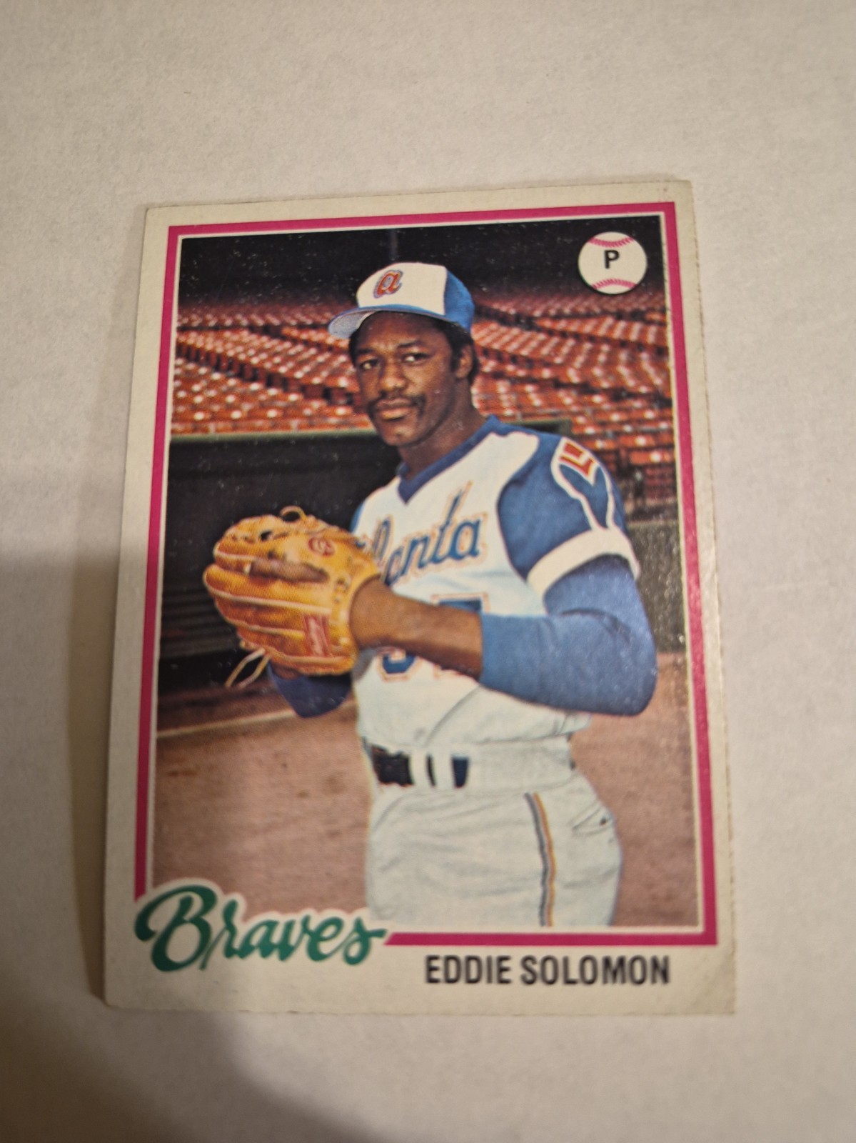 EDDIE SOLOMON 1978 TOPPS #598 FREE SHIPPING