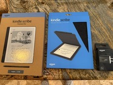 Amazon Kindle Scribe 2024 Model 32GB Premium Pen Edition Bundle Case And 9w Plug