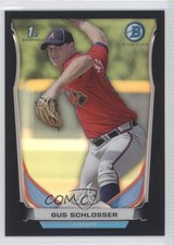 2014 Bowman Prospects Chrome Black Refractor 75/99 Gus Schlosser #BCP41 1u9