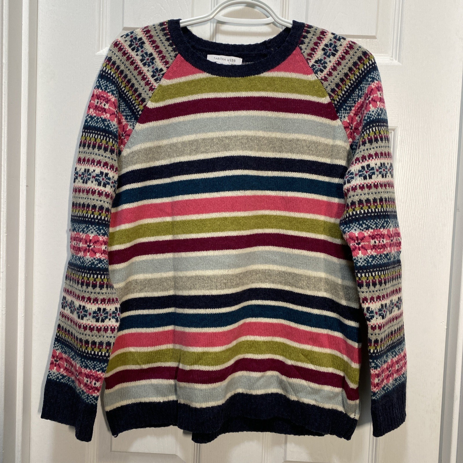 Tabitha Webb 80% Wool Crew Neck Pullover Sweater … - image 1