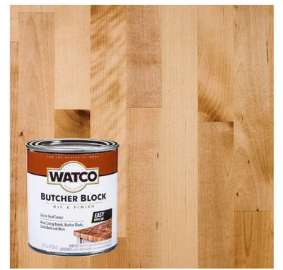 1 Pint Butcher Block Oil in Clear