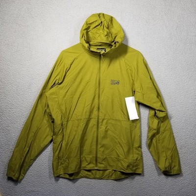 Mountain Hardwear Jacket Mens Medium Green Kor AirShell Hoody Pertex Windbreaker