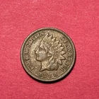 New Listing(1) Beautiful Toned Antique 1888 Indian Head Cent/Penny CHOICE VF-VERY FINE
