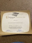 Vintage Mopar Chrysler Airtemp Certification Certificate ￼