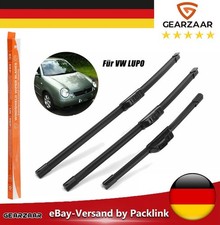 3x Für VW LUPO SCHEIBENWISCHER VORNE + HINTEN SETZ BJ. 1998 - 2003 21"+19"+12"