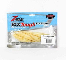 Zman Soft Bait Jerk ShadZ Scented 7" 4/Pack Glow (2192)