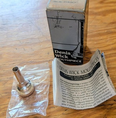 Denis Wick DW5883-3 Classic Series Tenor Horn  Alto Horn Mouthpiece (Silver)