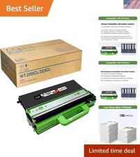 Black Waste Toner Box WT-220CL WT-223CL for 50,000 Pages - Office Home Use