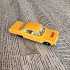 Vintage Matchbox Chevrolet Impala Taxi No. 20 Yellow Lesney 1960's
