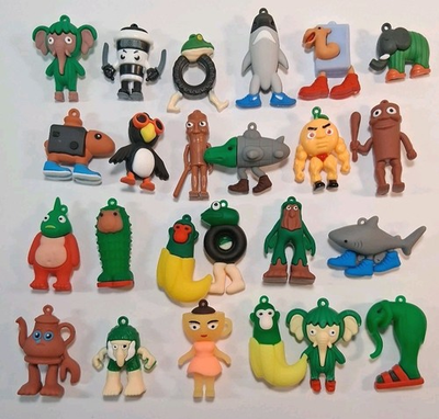 #ad #ad 24 Pcs Brand New Italian Brainrot Silicone Figures...Most are 2quot;...Some 1.5quot; $25.19