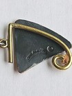 Signed Chris Anderson Copper Mixed Metals Pierced Earrings — photo 3