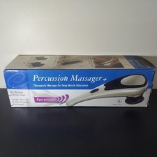 Percussion Massager, Deep Muscle  therapeutic Relaxation 2 attachments H-1196-0