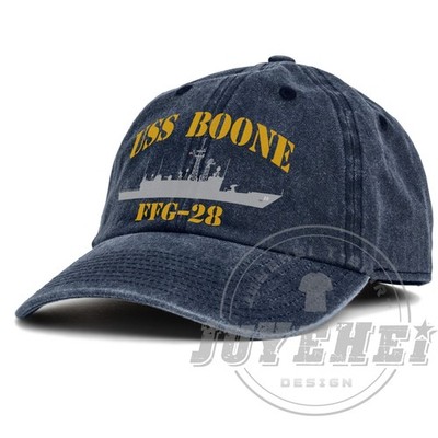 USS-Boone FFG-28 Veteran Baseball Cap Unisex Dad Cap Adjustable