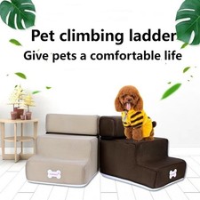 Hot Dog House Dog Stairs Pet 3 Steps Stairs for Small Dog Cat Pet Ramp Ladder   
