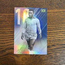 Pele 2018 Futera Unique World Football Soccer Silver Brazil