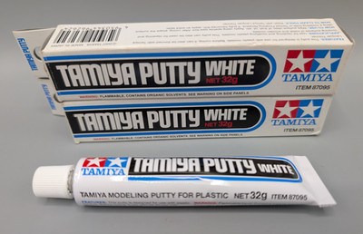 2x Tamiya White Putty 32g For Plastic Wood Metal Modeling Sculpting Model Kits