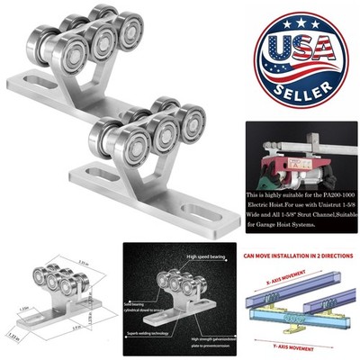 Efficient 6 Wheel Hoist Trolley Assembly for Electric Hoists - Easy Install