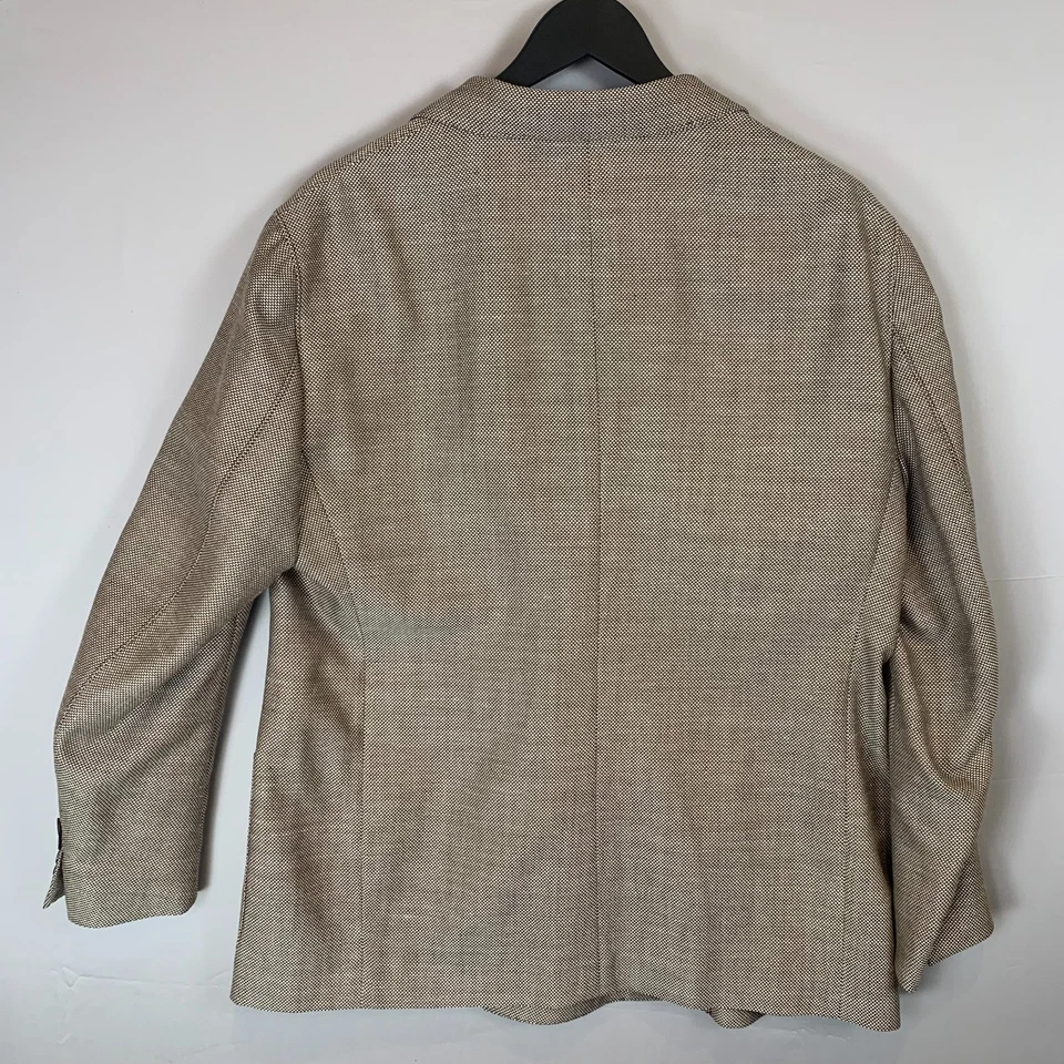 Chaqueta Deportiva Giorgio Armani Para Hombre Doble Pecho 54R Marrón Colección Upton Foto 2 de 4