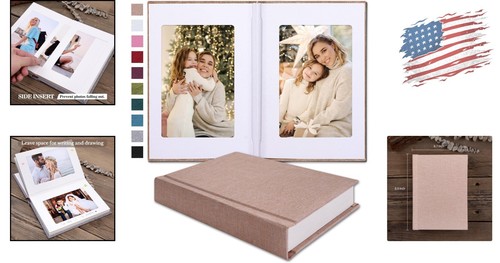 Classic Linen Photo Album for 4x6 Photos: Perfect Keepsake for Every Occasion - Picture 2 of 8