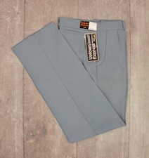 Men's VTG 1970s NOS Blue Polyester Pants Sz 29x31 70s Disco Lee Uptown Express